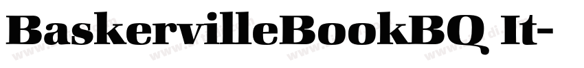 BaskervilleBookBQ It字体转换